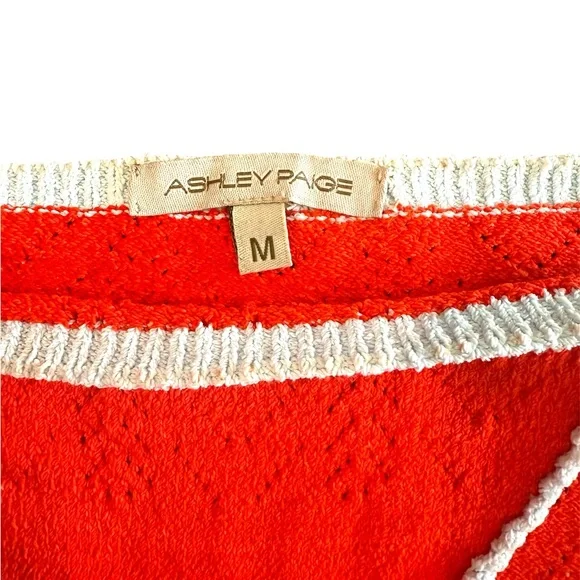 Ashley Paige Red and light blue Bikini Set Size M - Picture 2 of 6